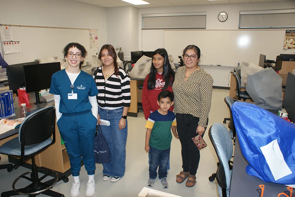 Prospective Wake Tech students attend the 2025 Spring Open House.