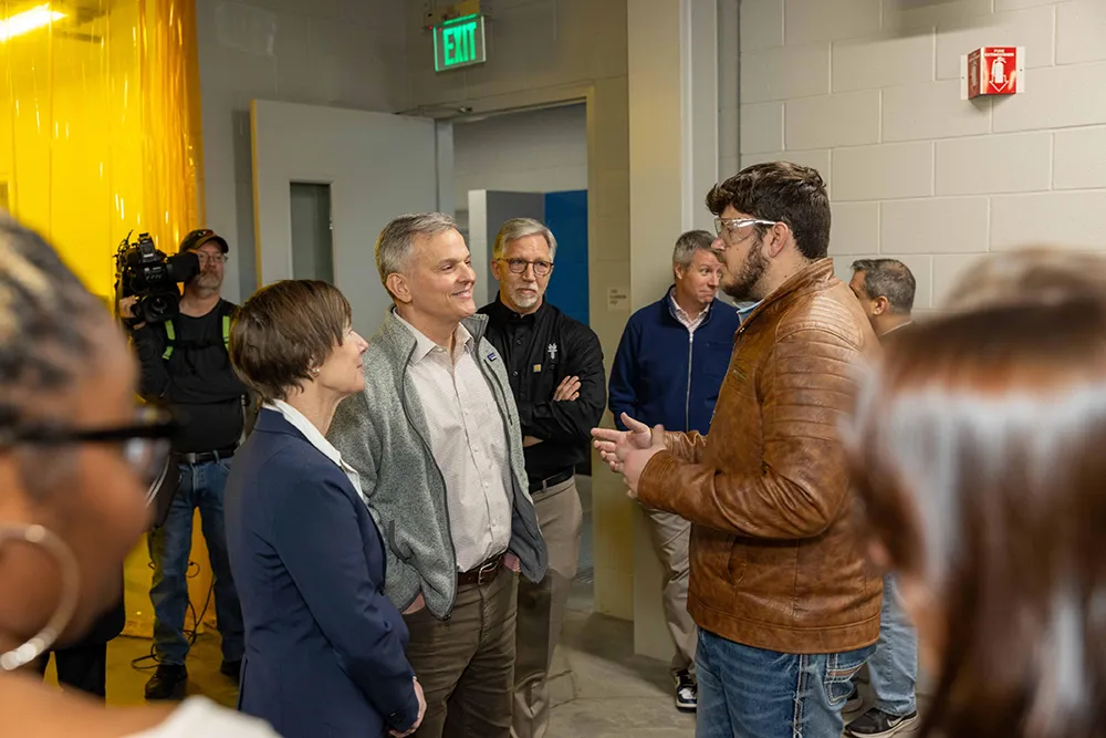 Governor Stein Visits Wake Tech to Promote Technical Education