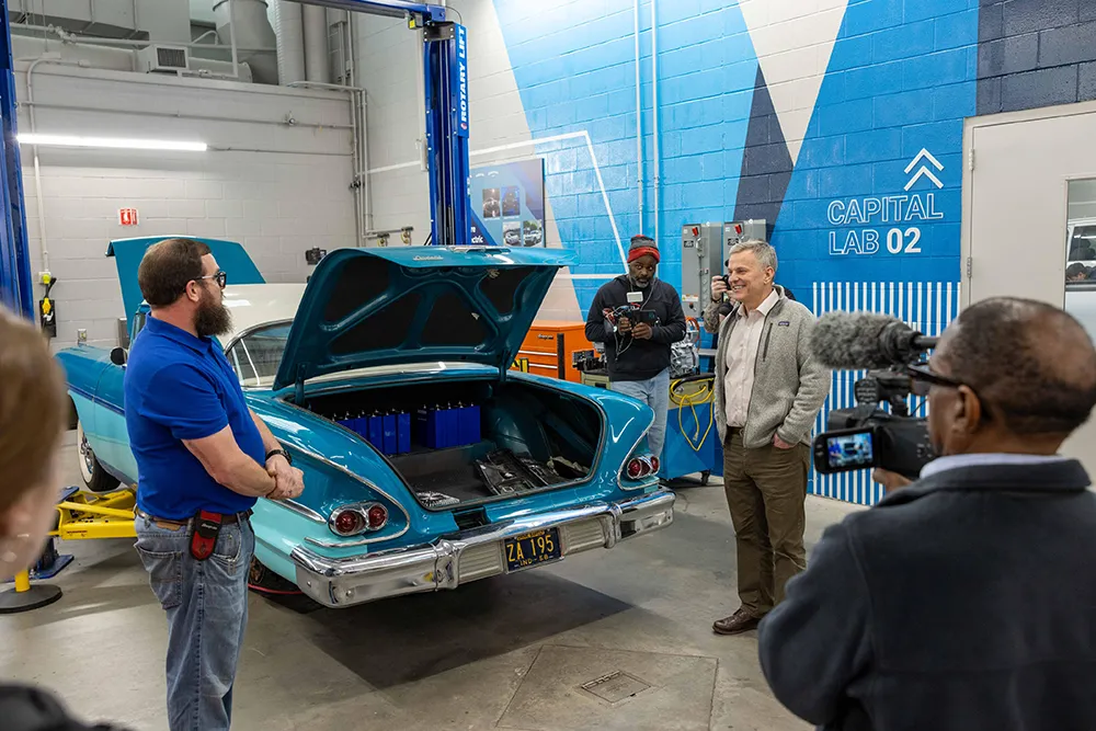 Governor Stein Visits Wake Tech to Promote Technical Education
