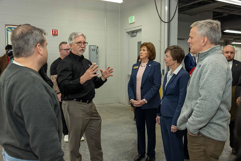 Governor Stein Visits Wake Tech to Promote Technical Education