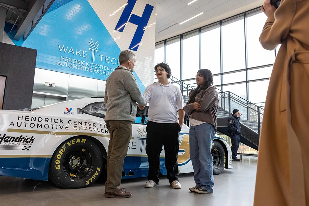 Governor Stein Visits Wake Tech to Promote Technical Education
