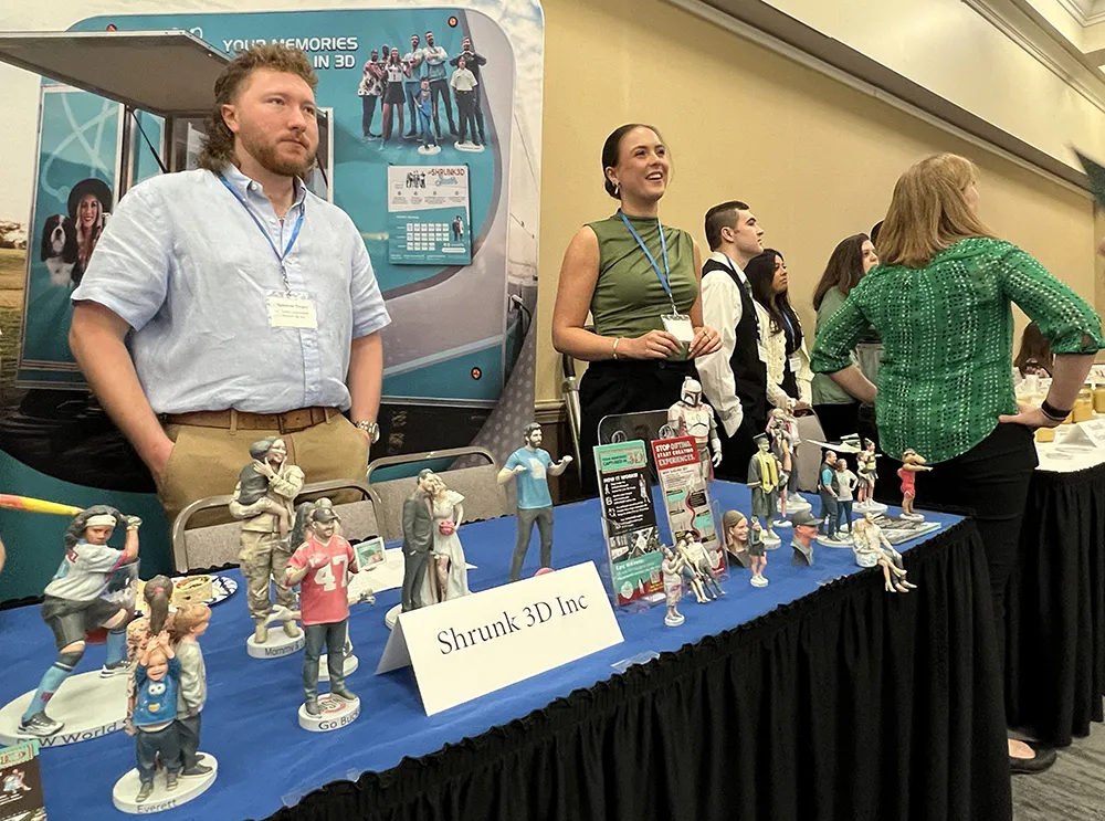 Business Administration students showcase projects designed to help area small businesses.