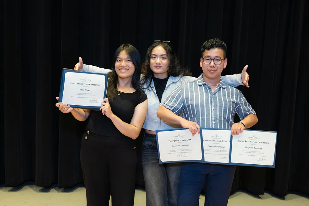 Wake Tech honored its outstanding student leaders during the annual Student Leadership and Torch Award ceremony.