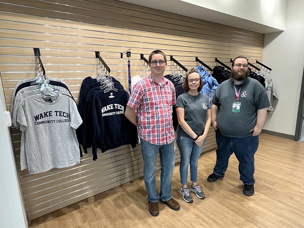 Wake Tech staff welcome prospective students to an Open House at Wake Tech East.