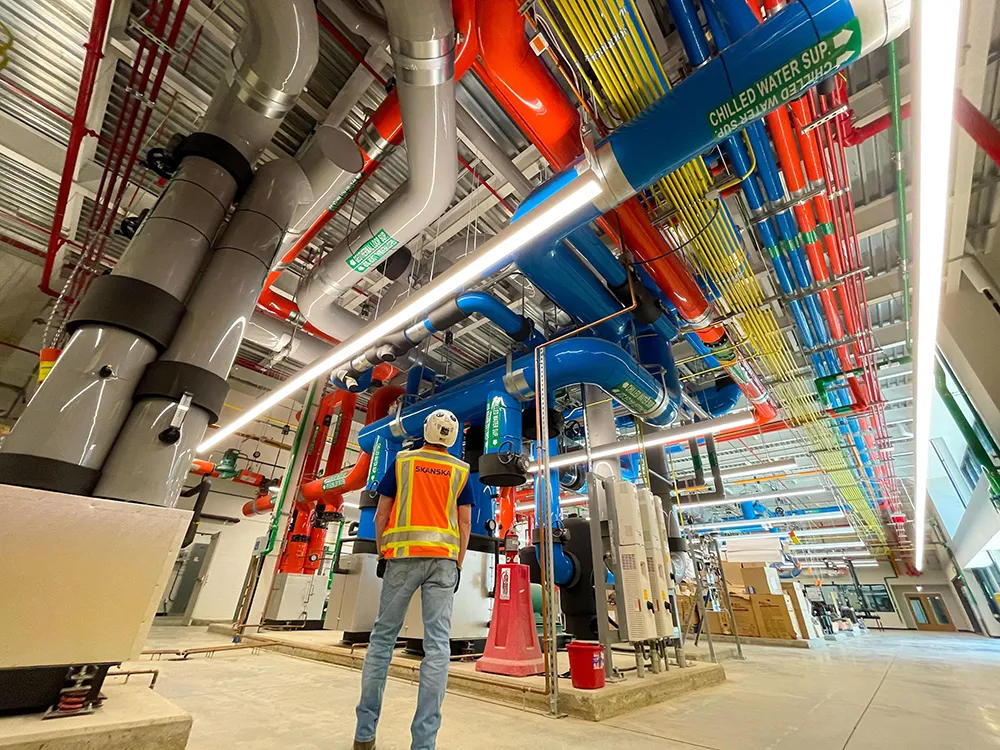 The Central Energy Plant at Wake Tech East in Wendell has received numerous awards for sustainable design.
