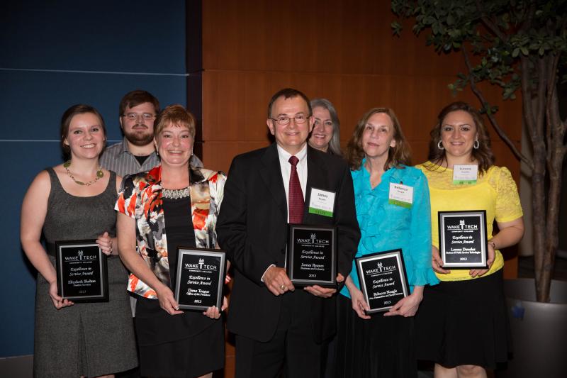 Excellence in Service Award Winners