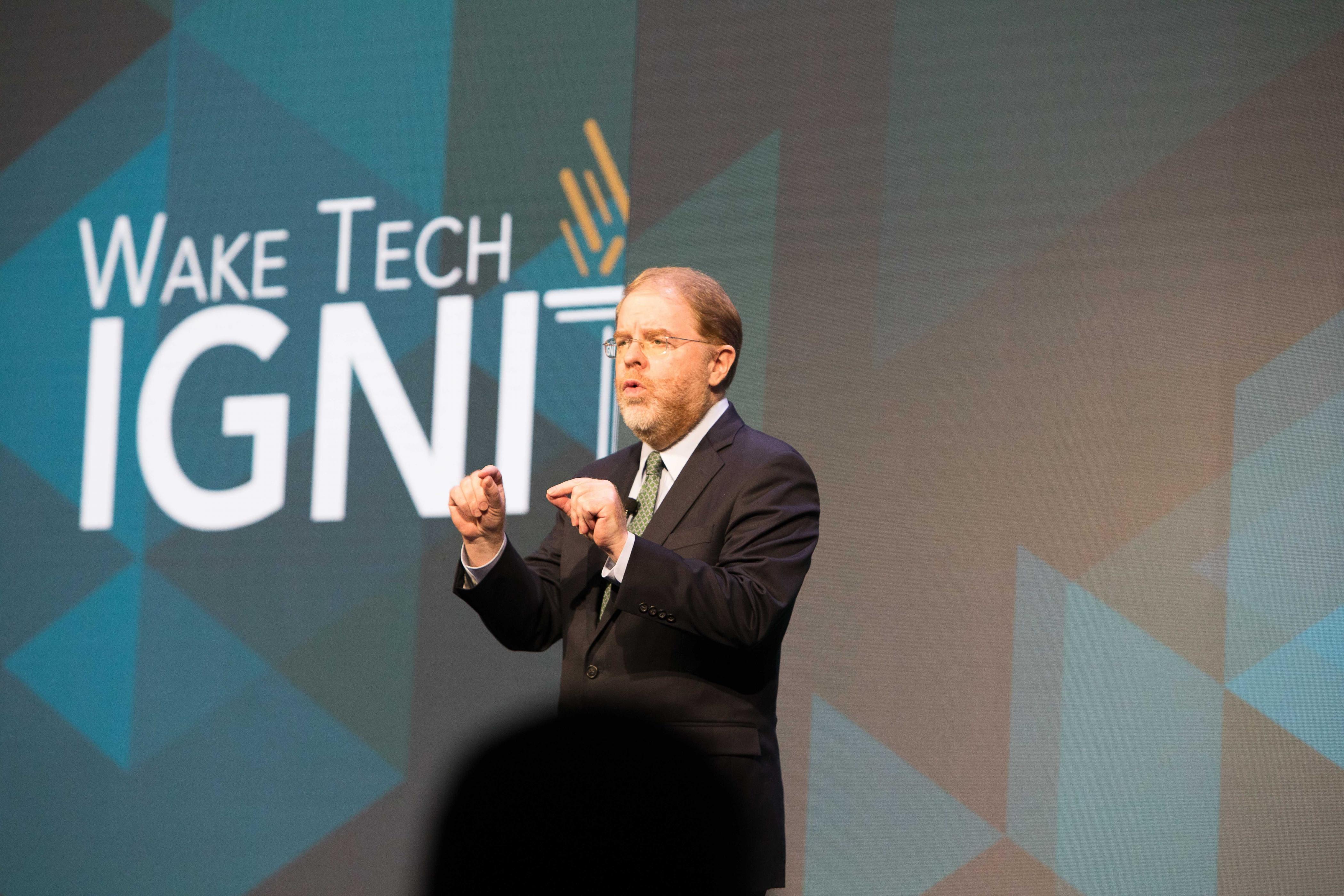 Peter Hans, president of the North Carolina Community College System