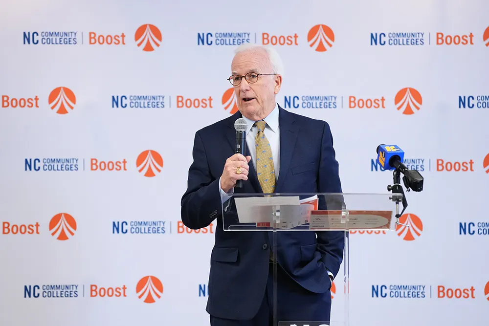 North Carolina Board of Community Colleges Chairman Tom Looney
