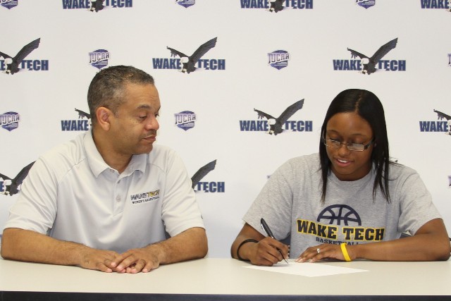 Barry Street, Wake Tech Athletic Director, Amelia Partin