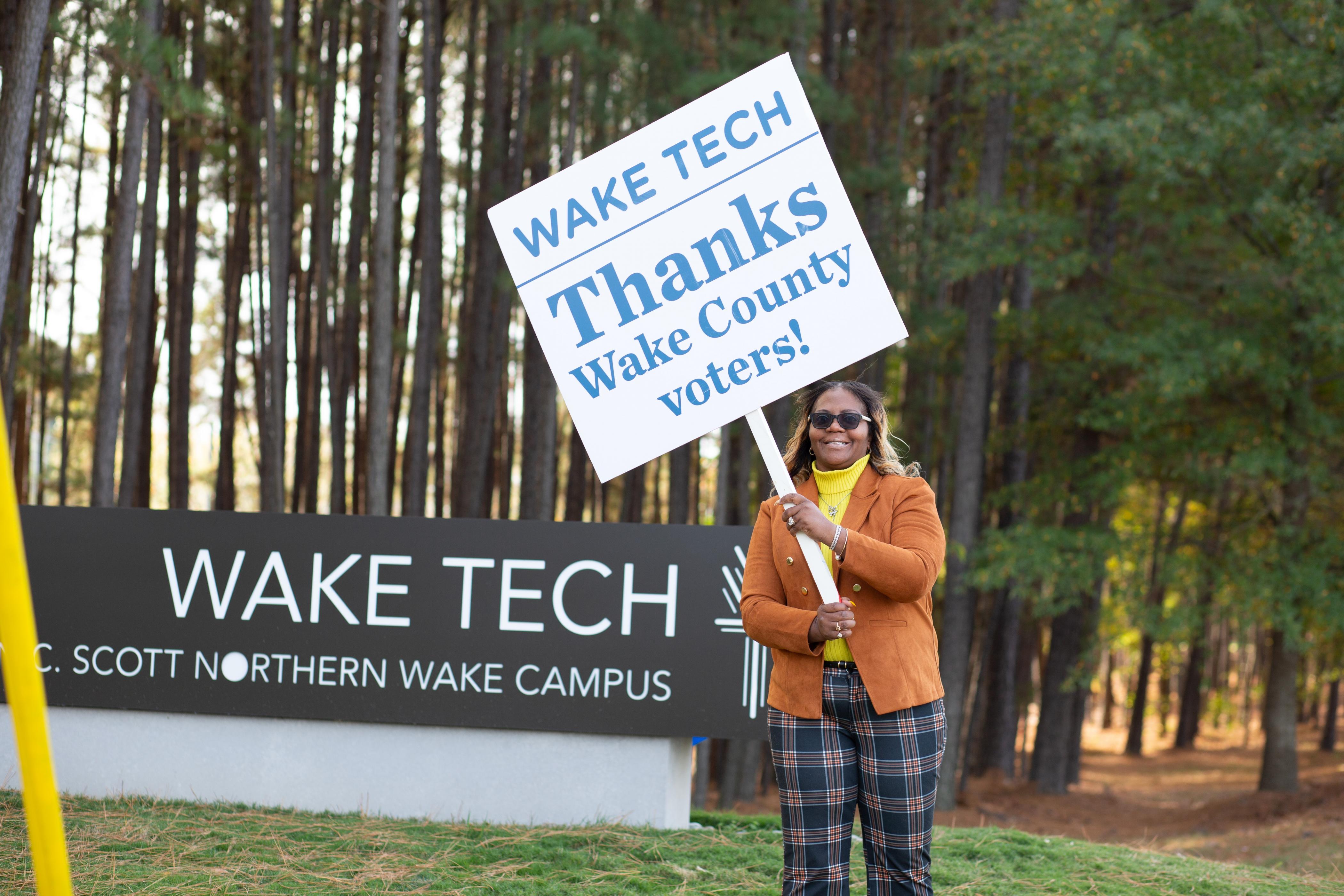 Wake Tech Thanks Wake County Voters for Generous Show of Support
