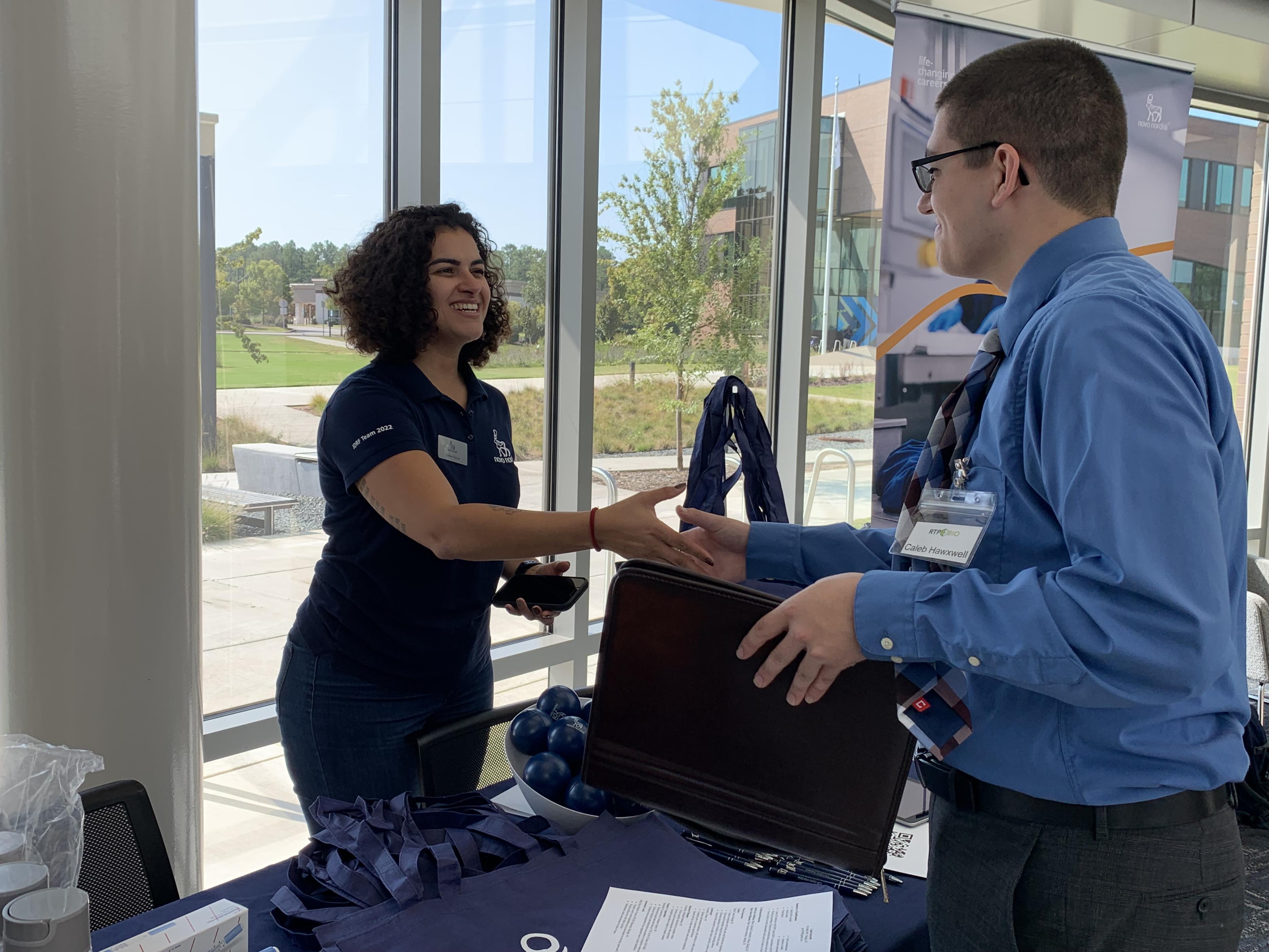 Biotech Companies Recruit Students, Alumni