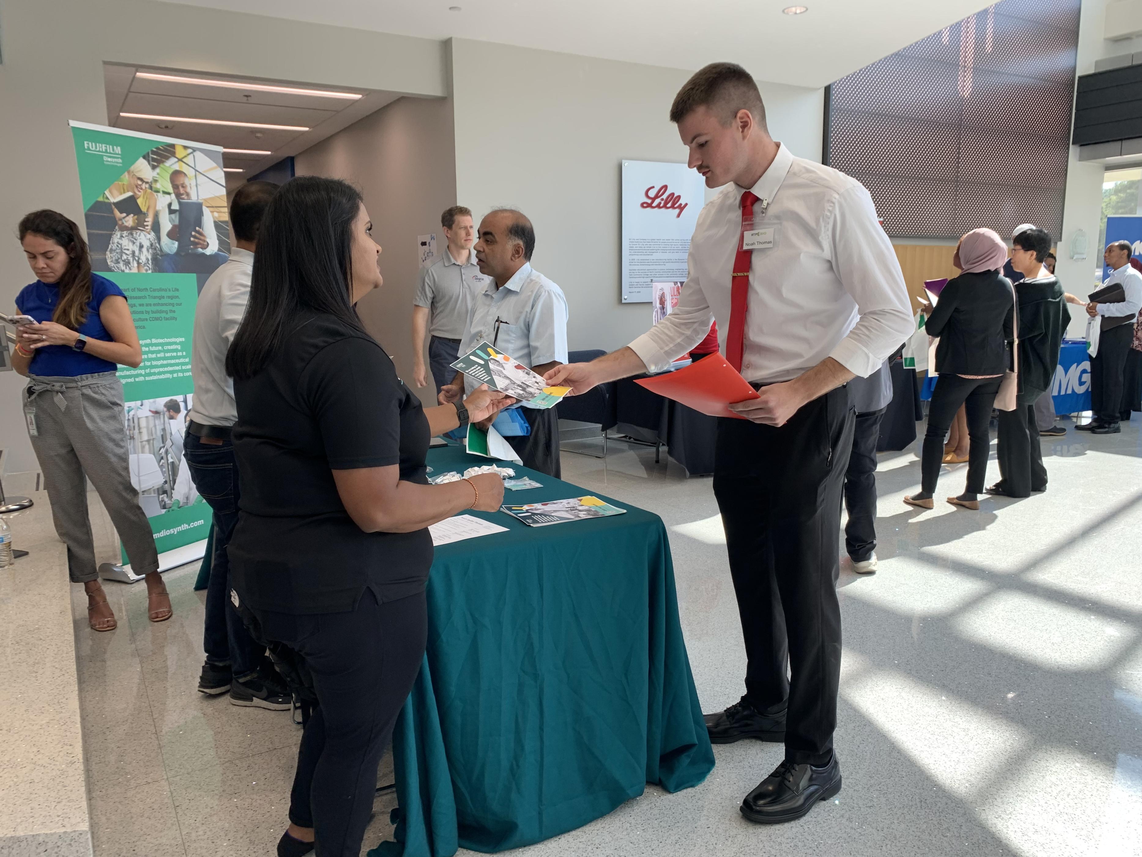 Biotech Companies Recruit Students, Alumni