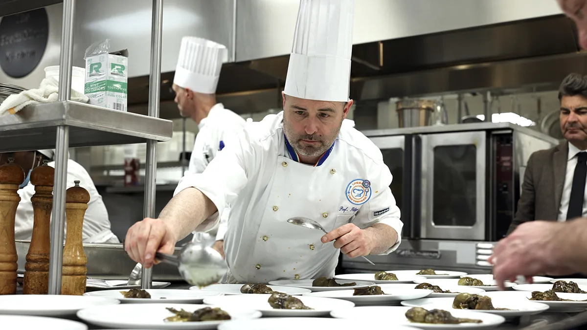 Chef Filippo Marini created the menu for the "Ciao Down" fundraiser.