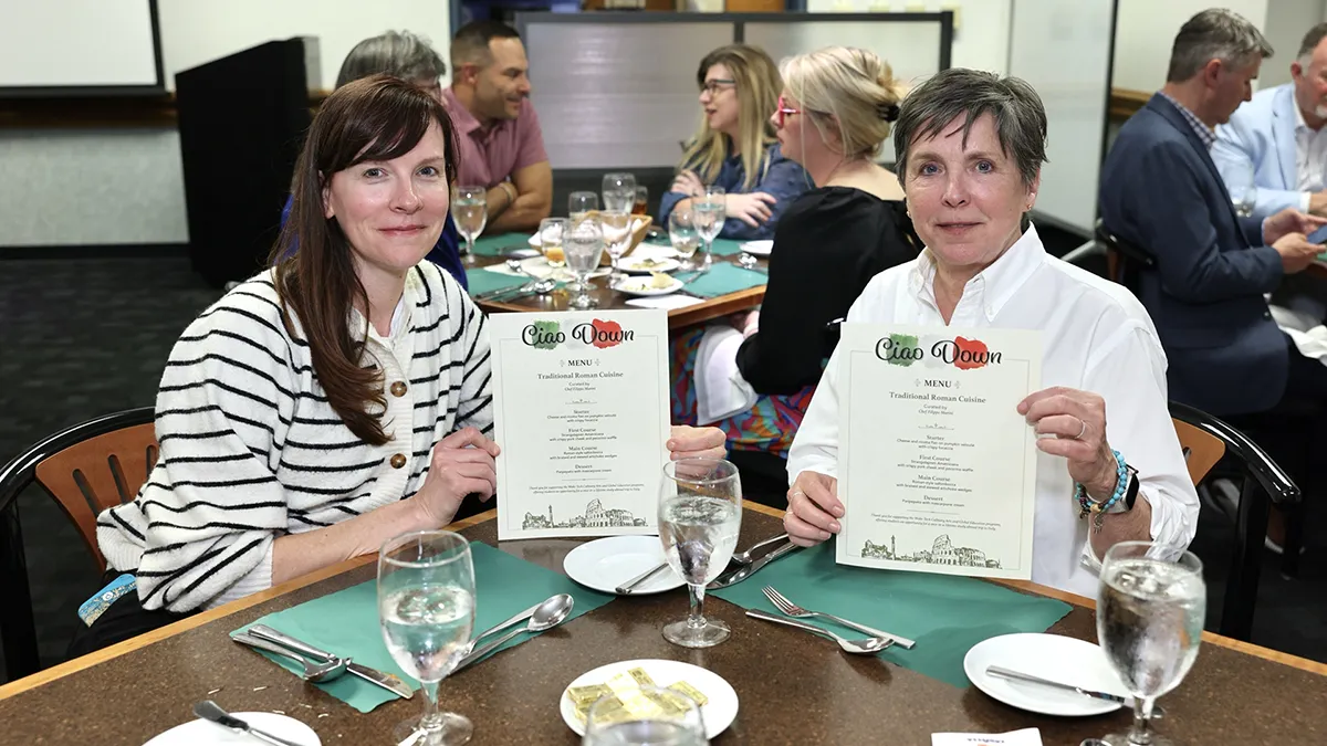 Guests enjoyed a fine-dining experience while supporting Culinary Arts students planning a Study Abroad trip to Italy.
