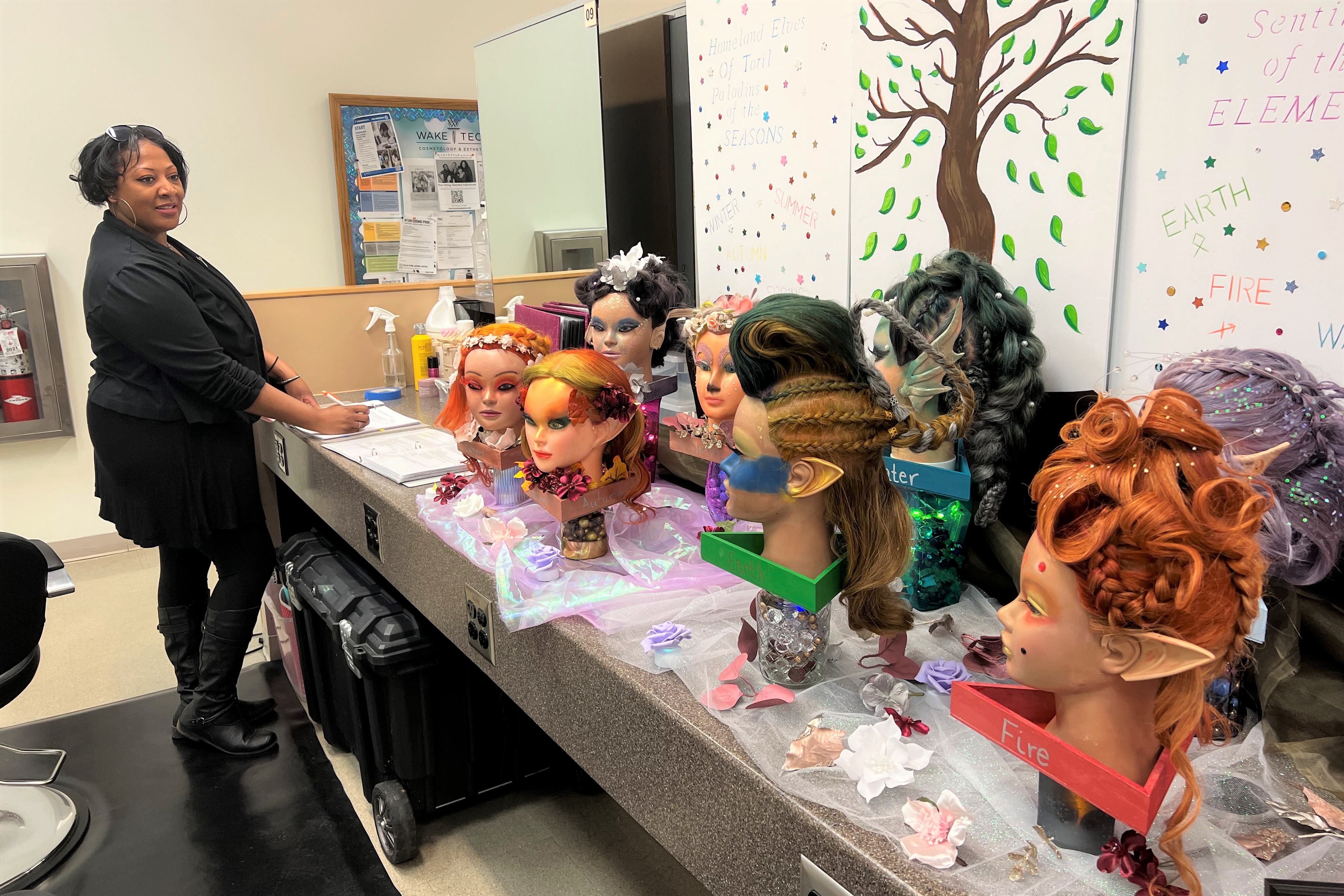 Cosmetology and Esthetics Students Showcase Hair and Make-Up Talents 