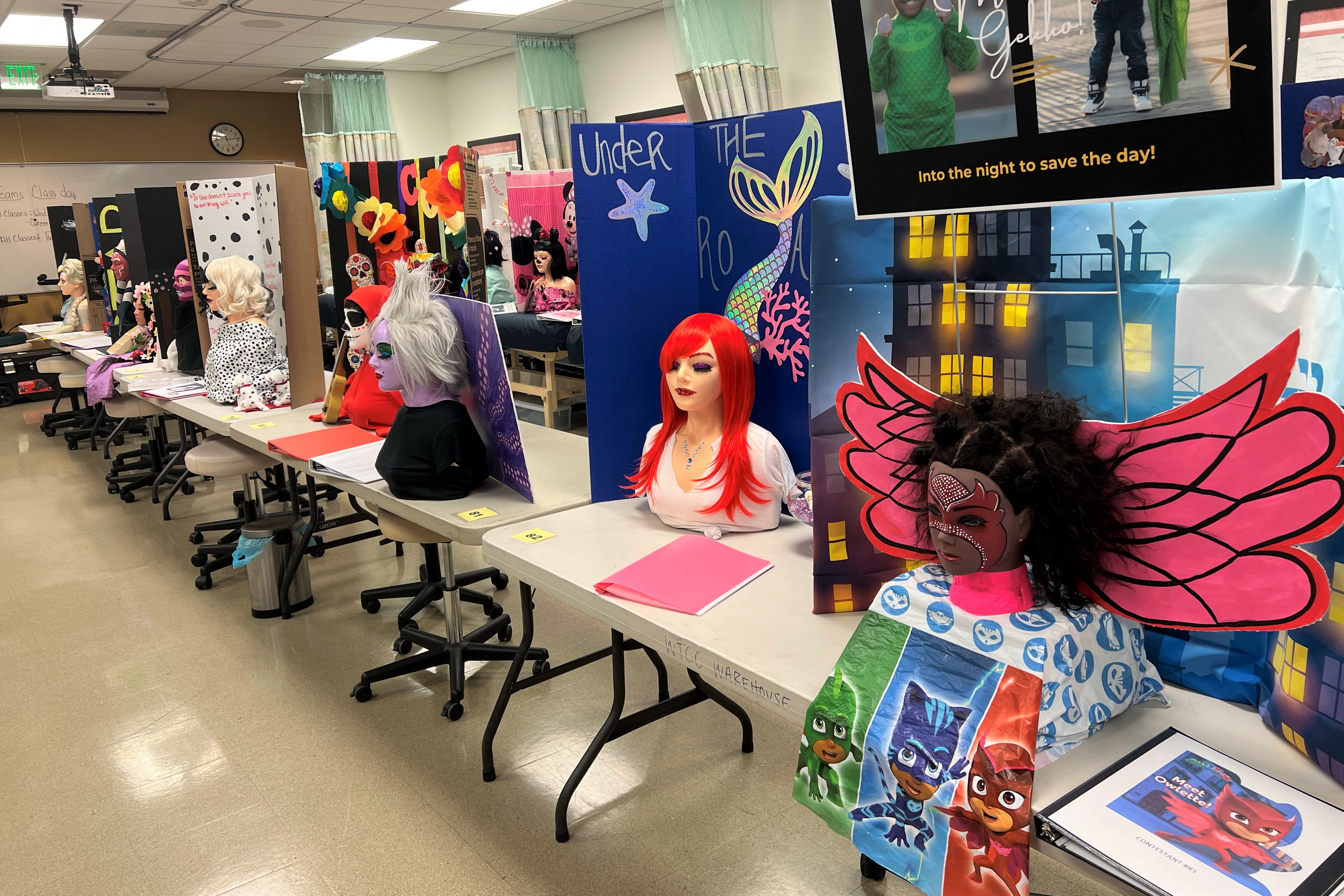 Cosmetology and Esthetics Students Showcase Hair and Make-Up Talents 