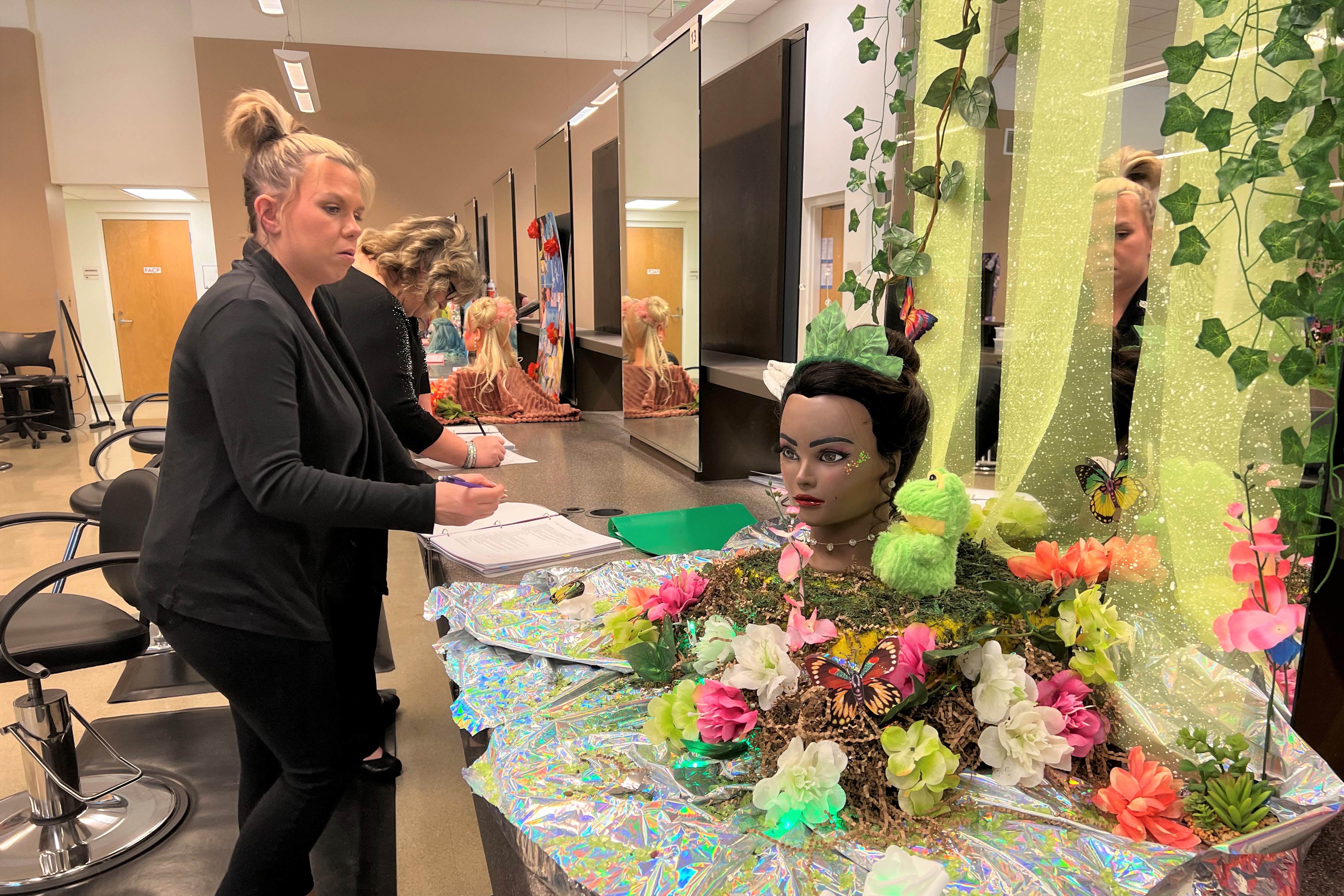 Cosmetology and Esthetics Students Showcase Hair and Make-Up Talents 
