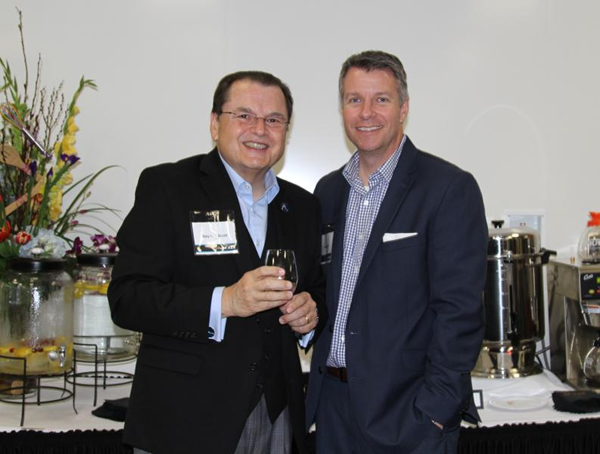 Dr. Stephen Scott, Wake Tech President; Matt Smith, Wake Tech Foundation Executive Director