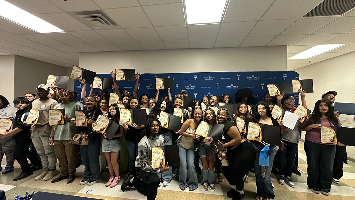 Eighty-eight students completed the six-week Eagle Start Summer Bridge program at Wake Tech.