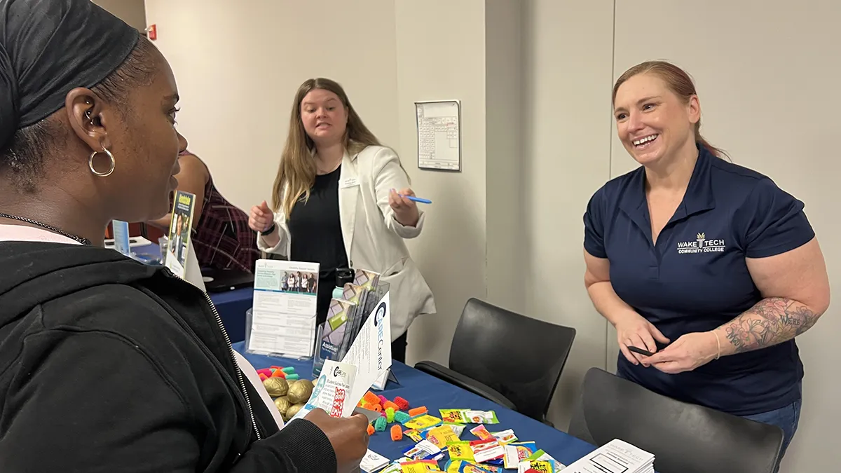 Students in Wake Tech's Eagle Start Summer Bridge program connected with campus resources like tutoring, career coaching and more.