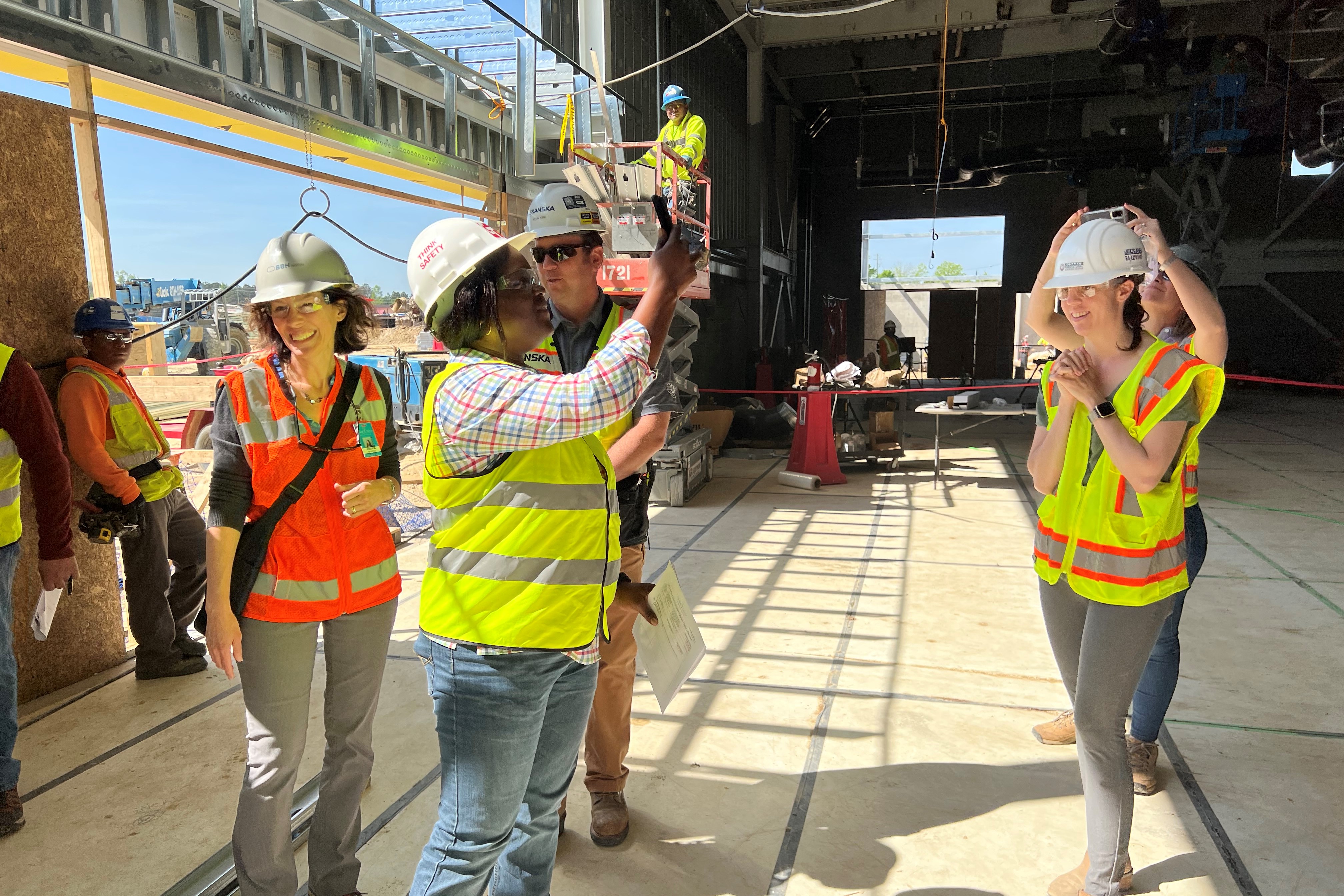 Students See Green Building Taking Shape at Eastern Wake 4.0 Site