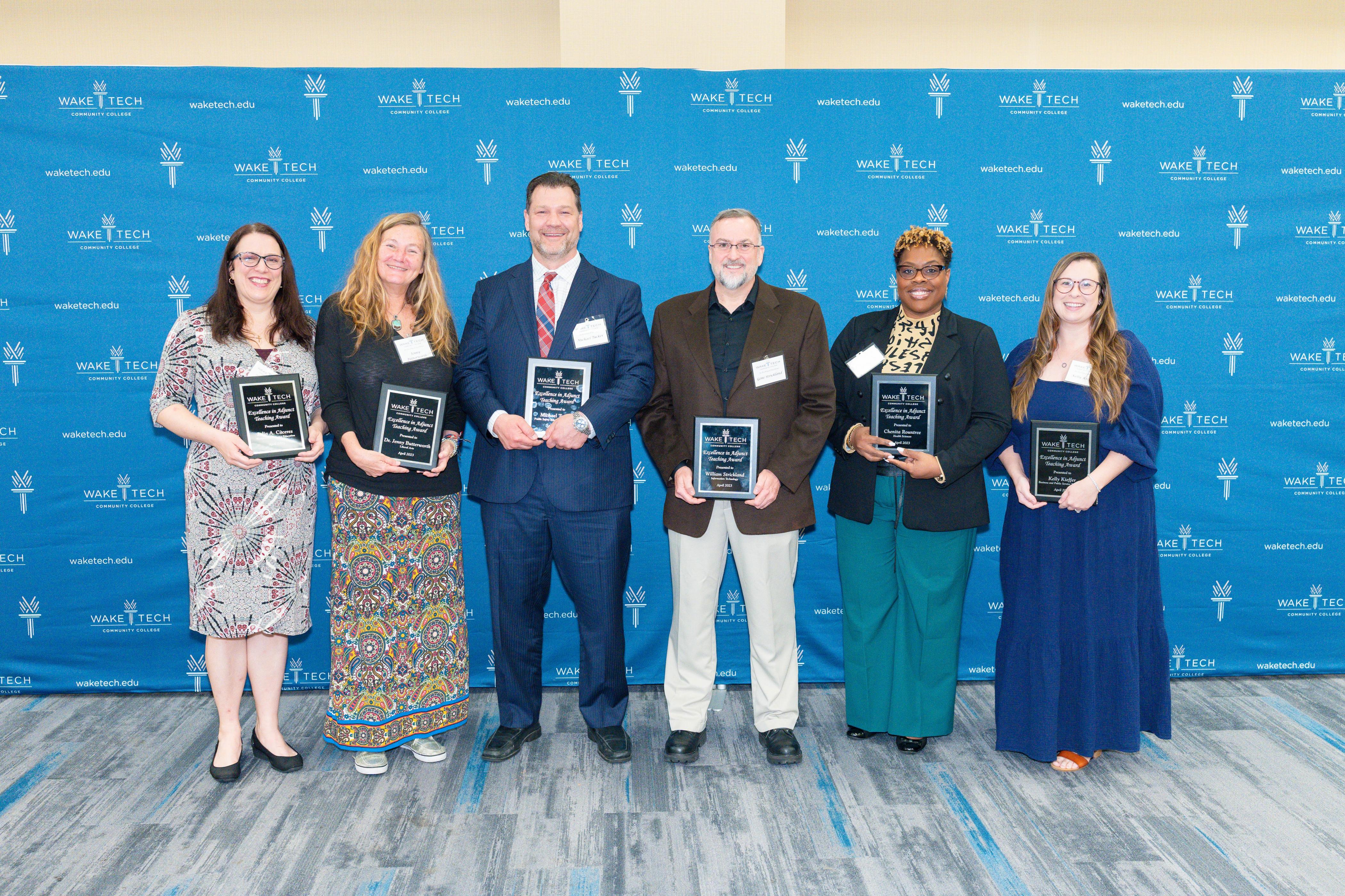 Excellence in Adjunct Teaching Award Winners
