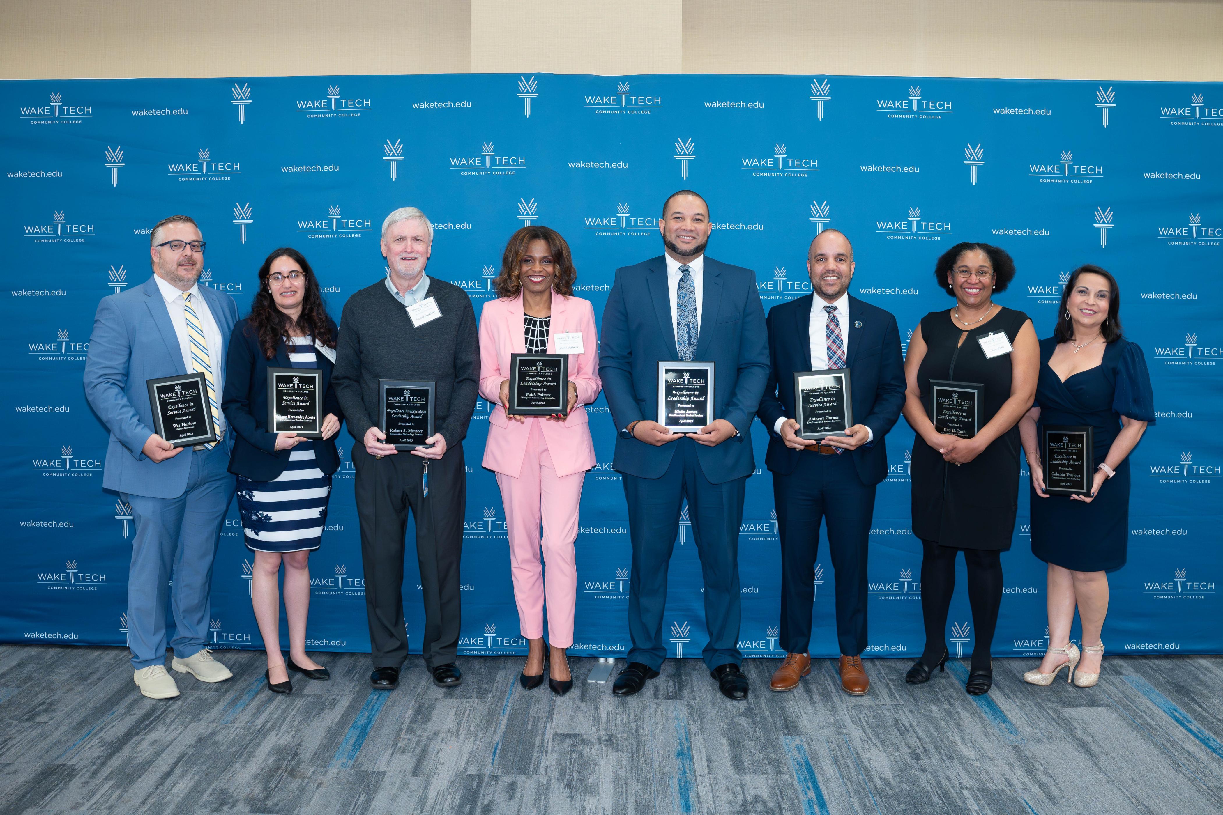 Excellence in Leadership & Excellence in Service Award Winners 