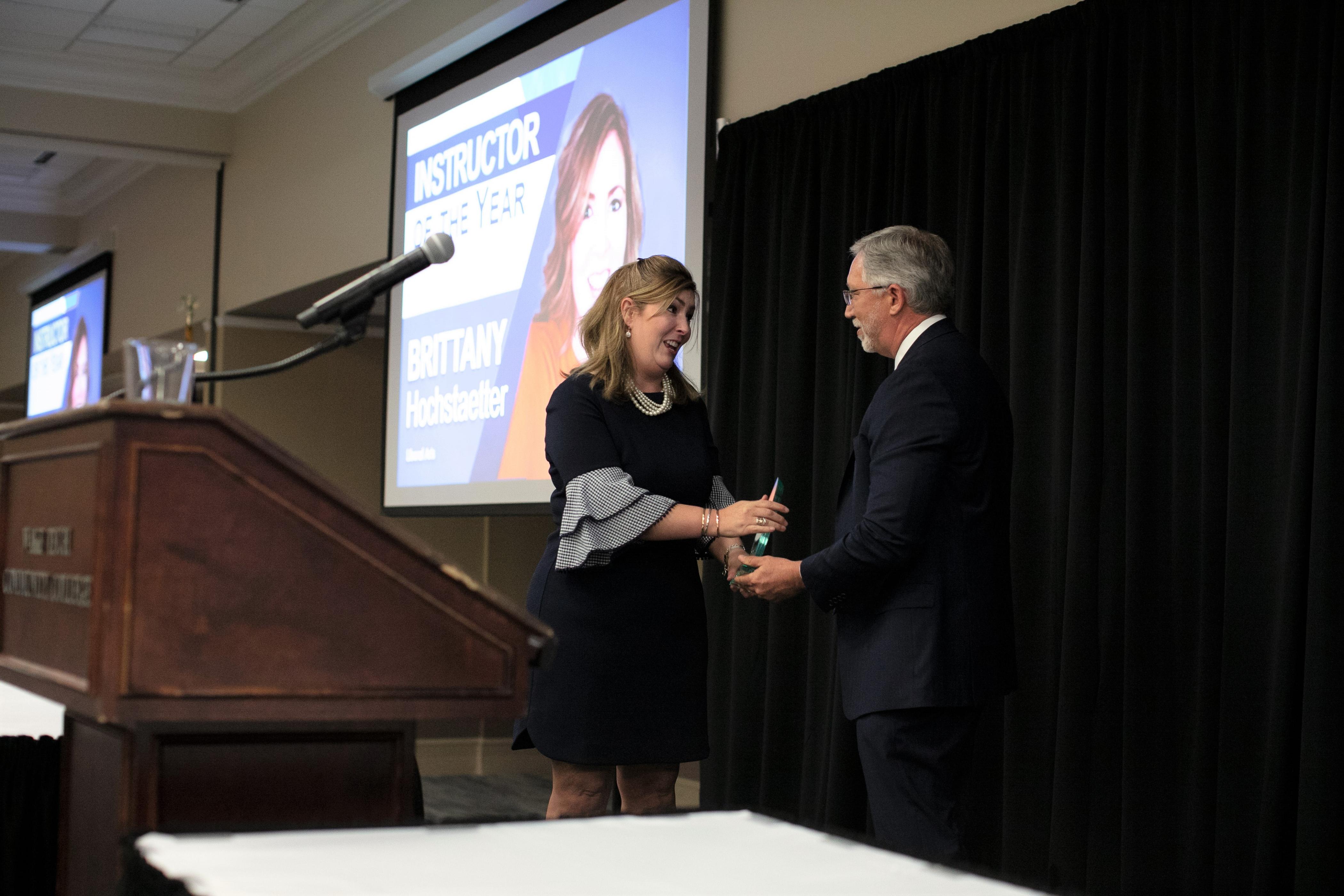 Brittany Hochstaetter, Instructor of the Year