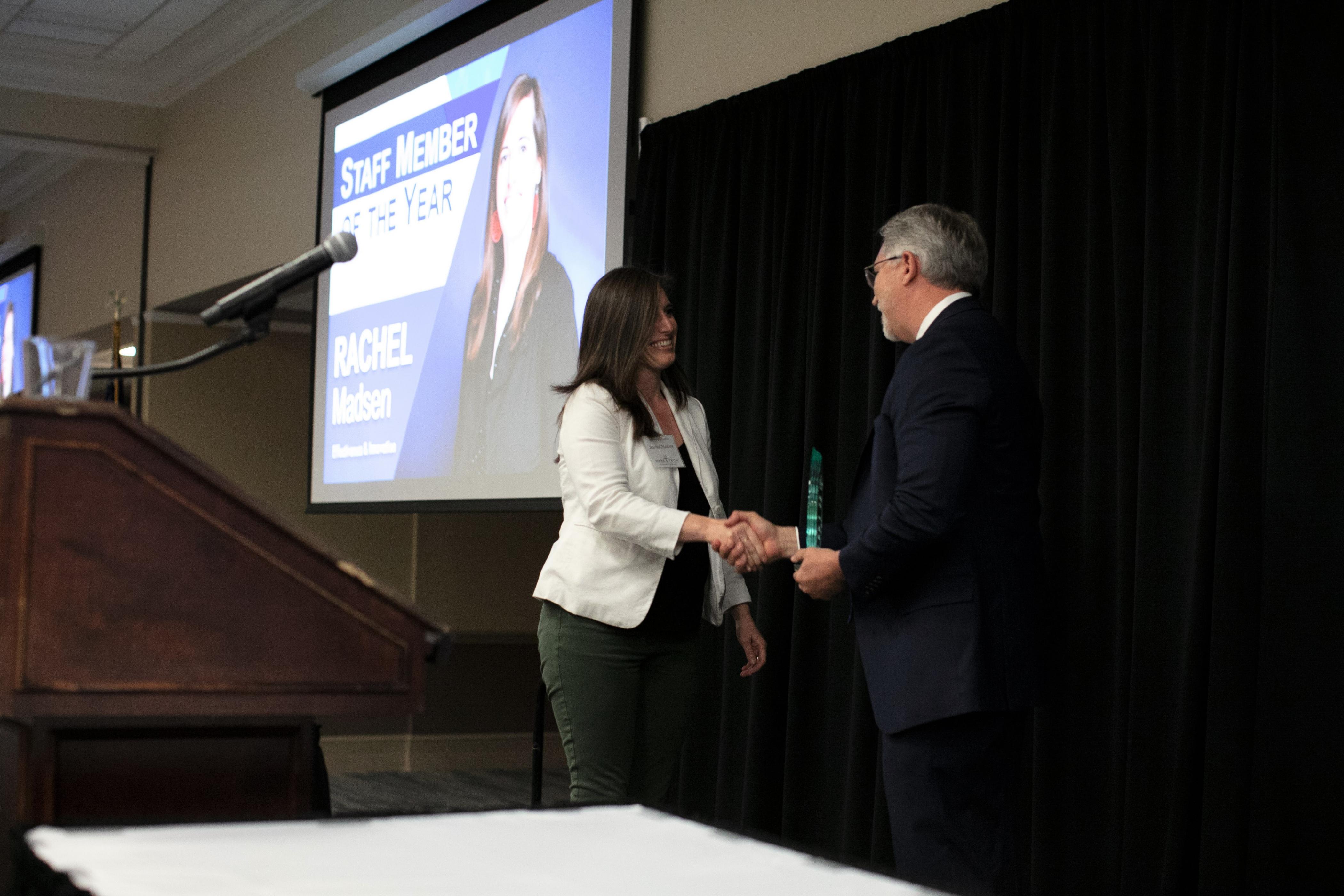 Rachel Madsen, Staff Member of the Year