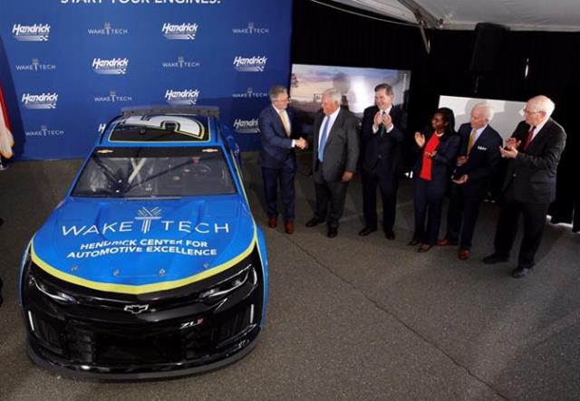 Hendrick Automotive Group Pledges $1 Million  as Construction Starts on Newest Wake Tech Facility