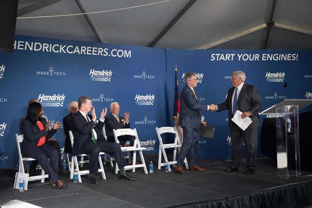 Hendrick Automotive Group Pledges $1 Million  as Construction Starts on Newest Wake Tech Facility