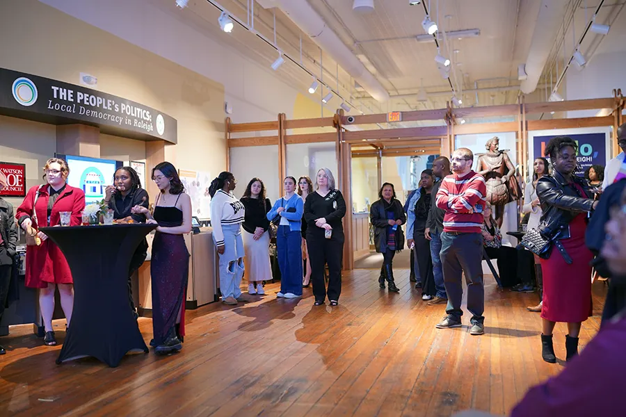 Wake Tech students and employees learn about Black history at the annual "A Night at the Museum" event in Raleigh.