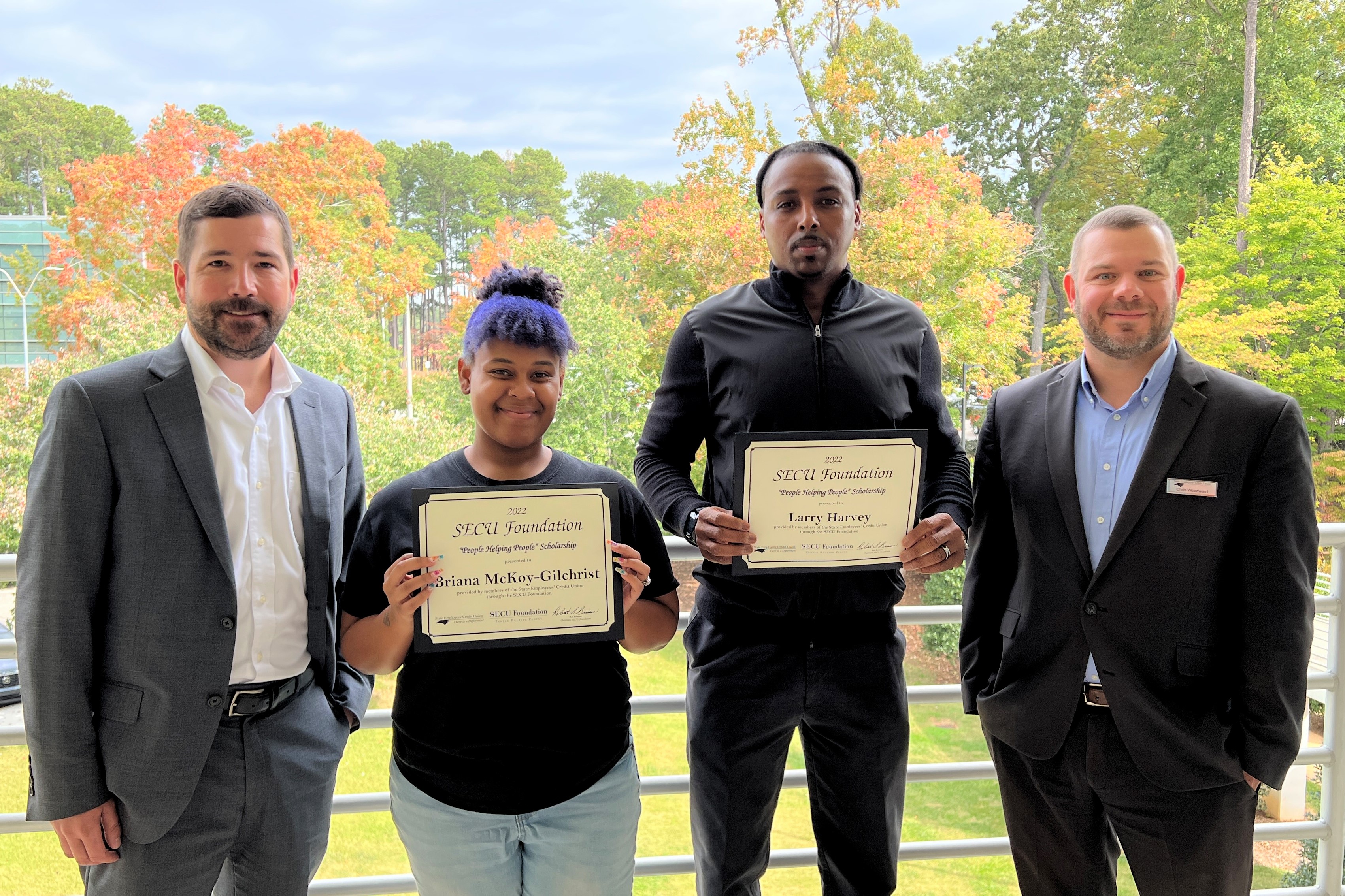 Two Students Selected for “People Helping People” Scholarship