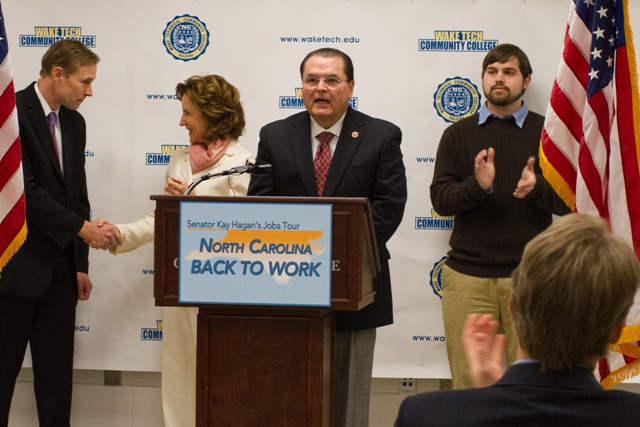 Wake Tech Hosts U.S. Senator Kay Hagan