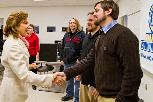 Wake Tech Hosts U.S. Senator Kay Hagan