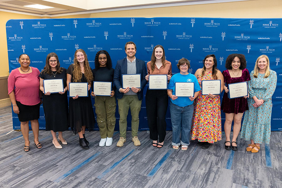 Wake Tech celebrates its outstanding student leaders.