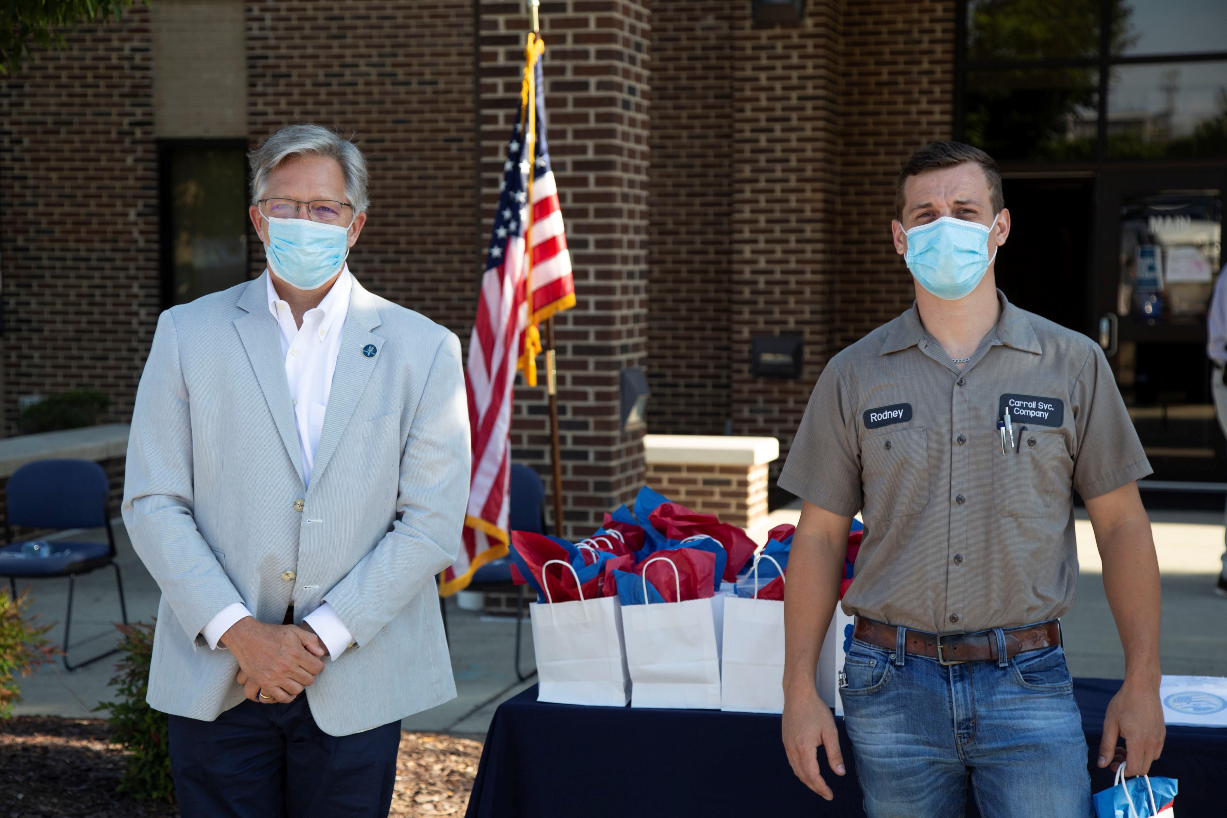 Wake Tech Hosts Curbside Graduation Celebration for Student Veterans