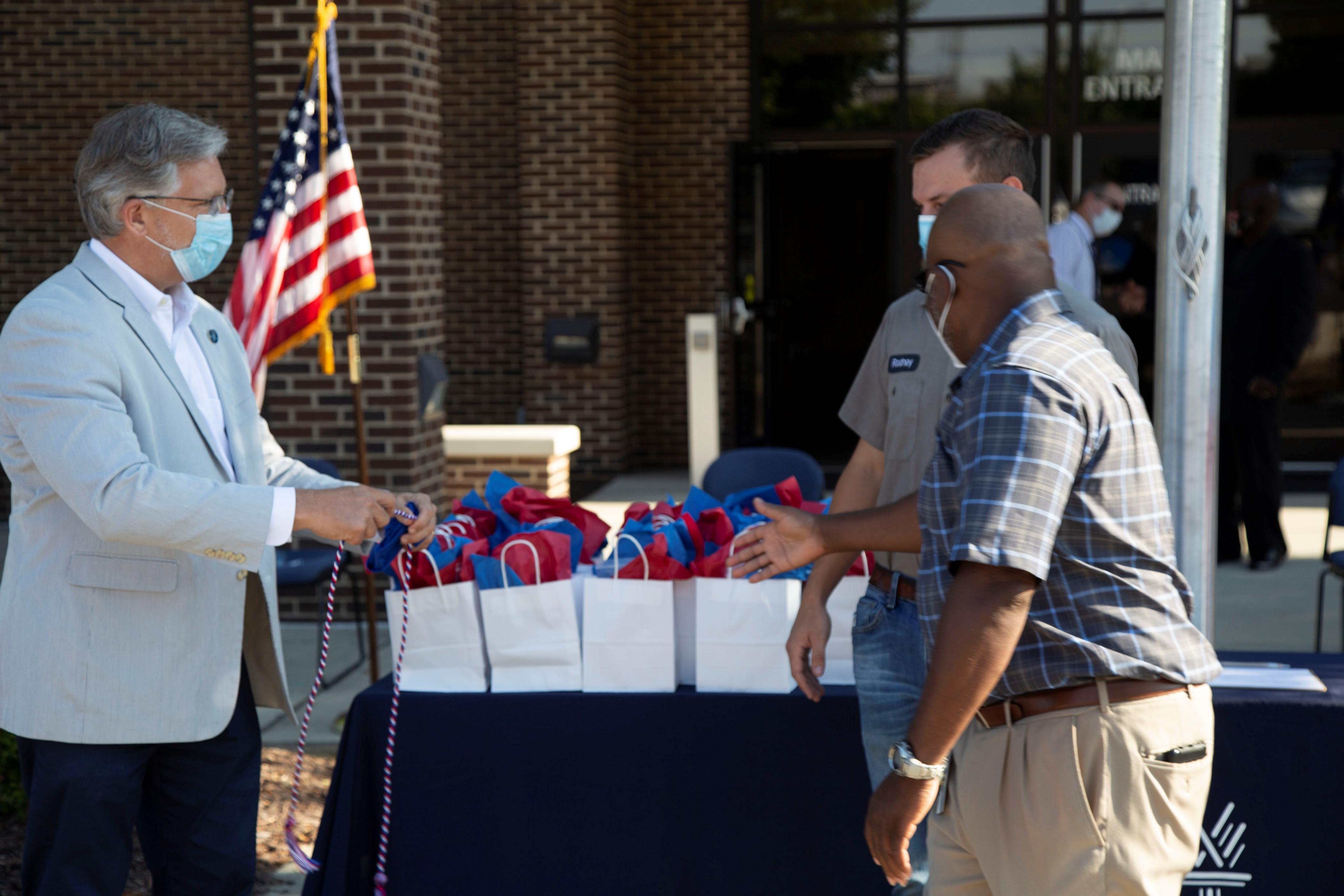 Wake Tech Hosts Curbside Graduation Celebration for Student Veterans