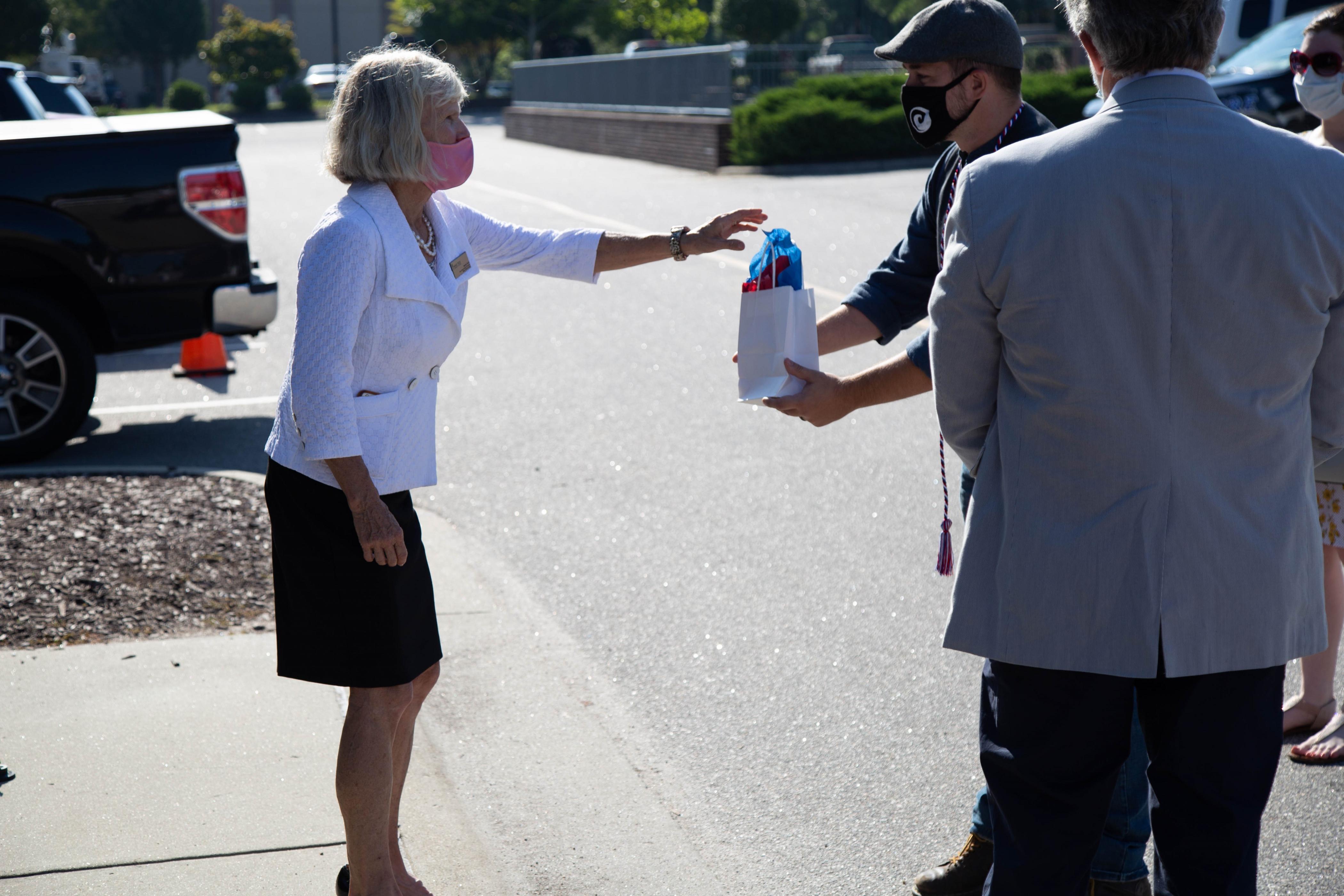 Wake Tech Hosts Curbside Graduation Celebration for Student Veterans