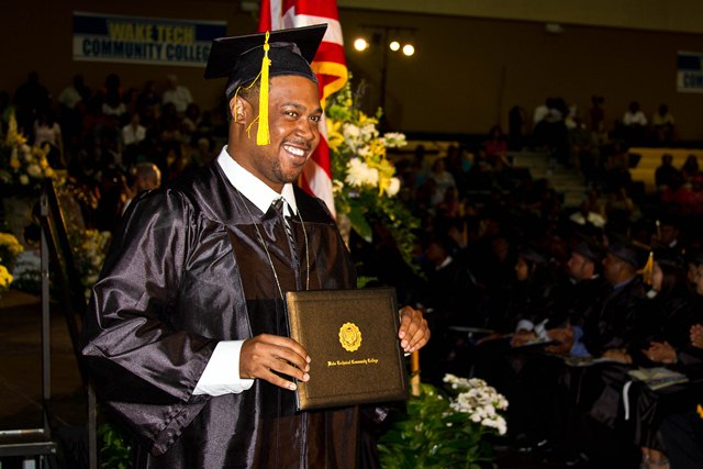 Wake Tech Holds Ged And Adult High School Graduation