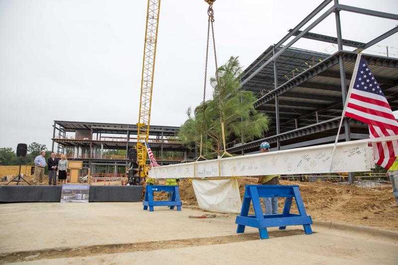 Wake Tech “Tops Out” On Building F
