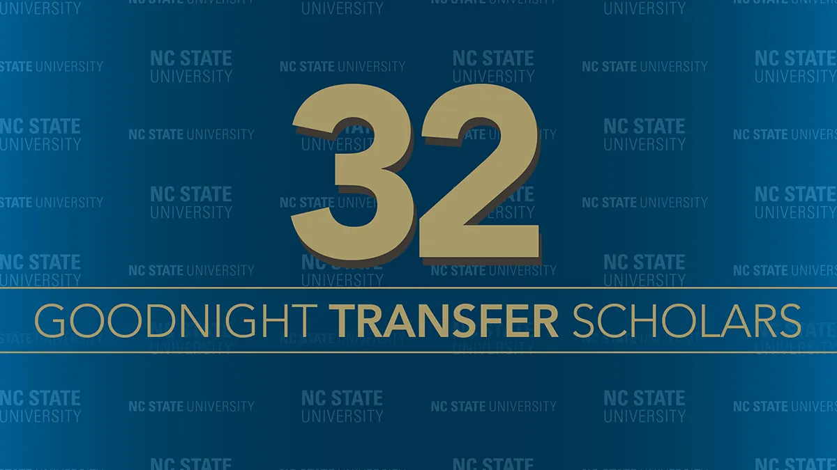 Goodnight Transfer Scholarship graphic