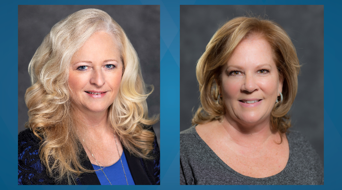Photos of Wake Tech Board of Trustees Chair Jamie Thomas and Vice Chair Kellie Falk