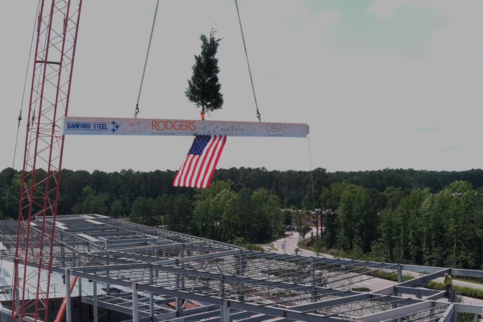 Wake Tech Holds Virtual Topping-Out Ceremony for New Building on RTP Campus 