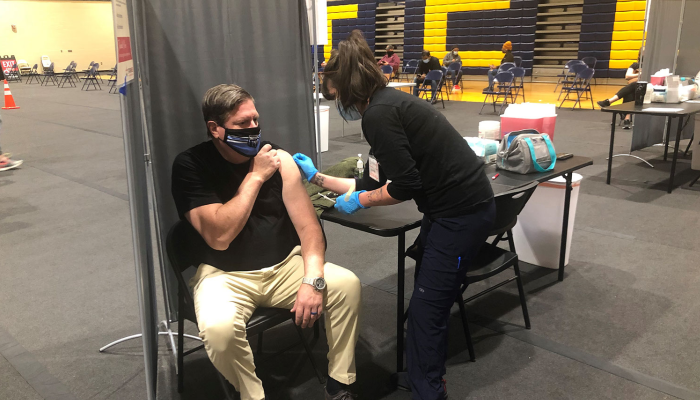 Wake Tech Hosts Vaccination Site