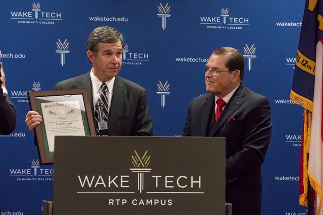 President Stephen C. Scott Receives State’s Highest Civilian Honor 