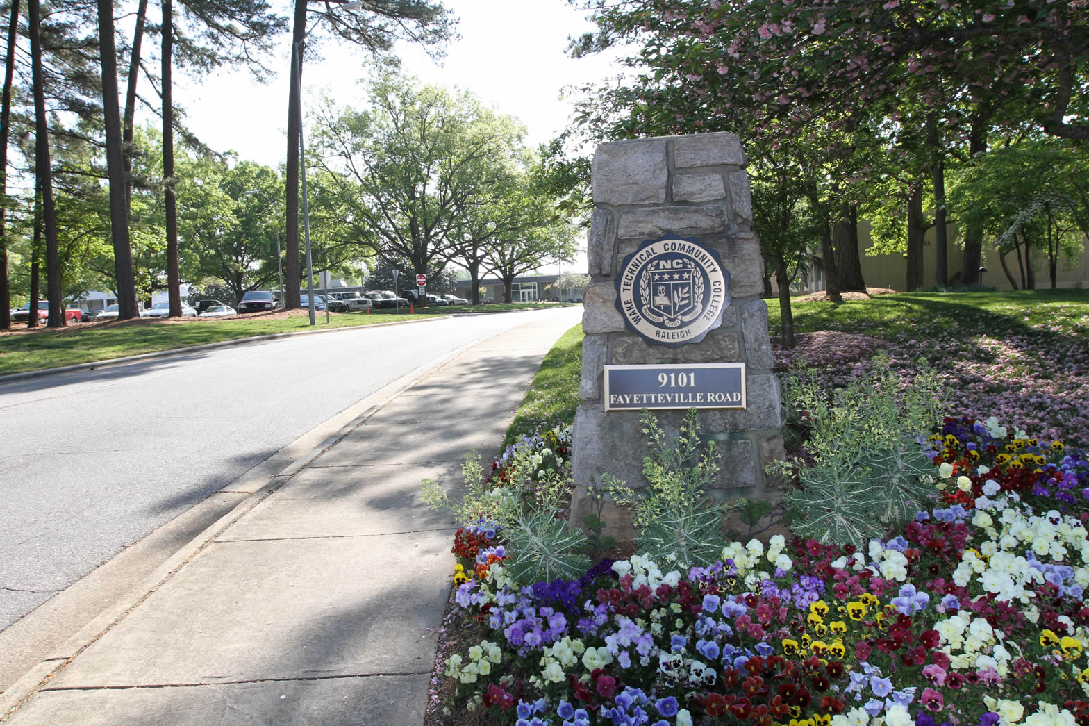 Front entrance to Southern Wake Campus