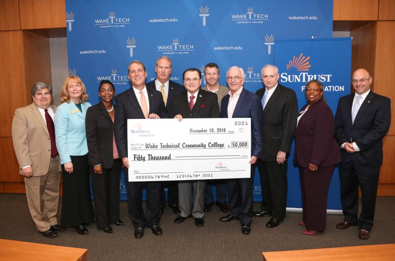 SunTrust Foundation Recognizes Wake Tech for “Lighting the Way"