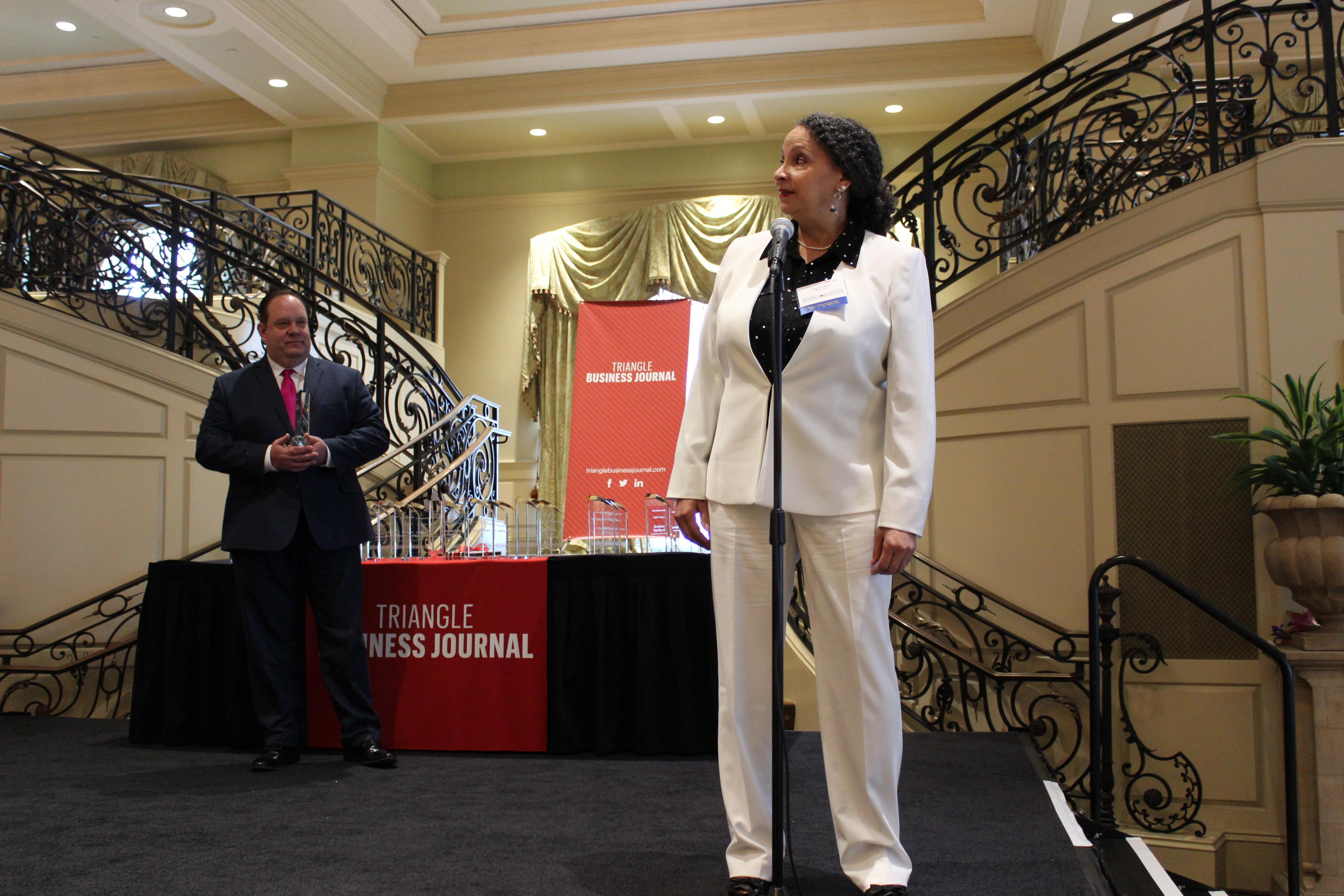 Katie Gailes has received one of the 2018 Triangle Business Journal Women in Business awards