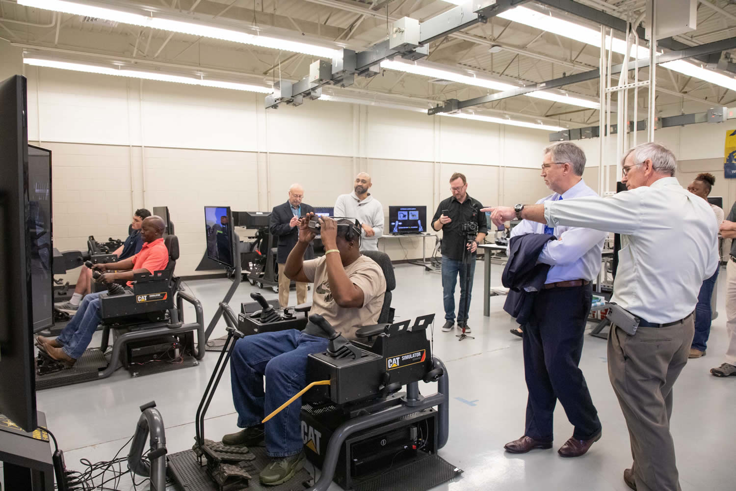 Incoming Wake Tech President Tours Southern Wake Campus